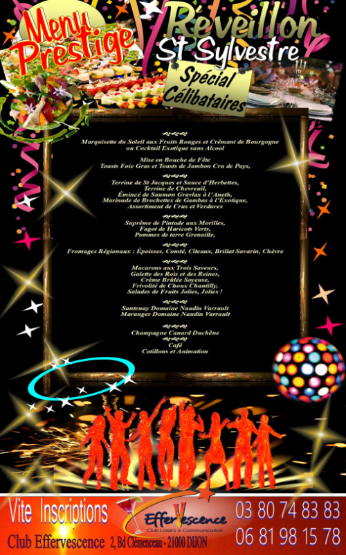 Effervescence - Saint Sylvestre 2025 - Spéciale Célibataires